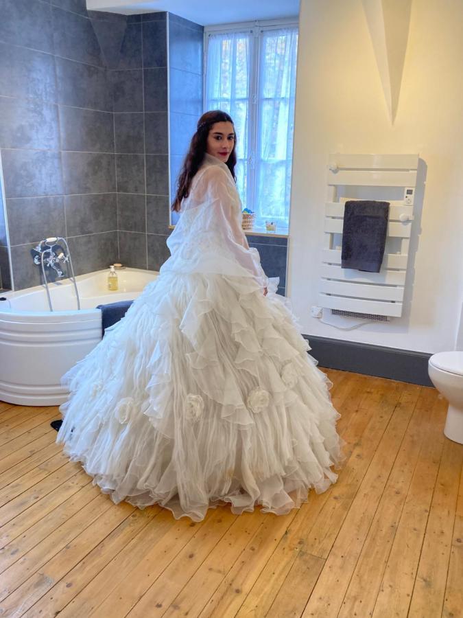 Gîte 2 chambres 5 personnes dans le château de la bouchatte Chazemais Extérieur photo