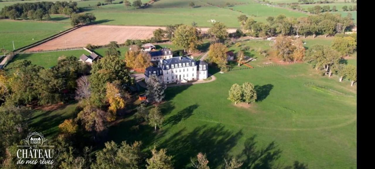 Gîte 2 chambres 5 personnes dans le château de la bouchatte Chazemais Extérieur photo
